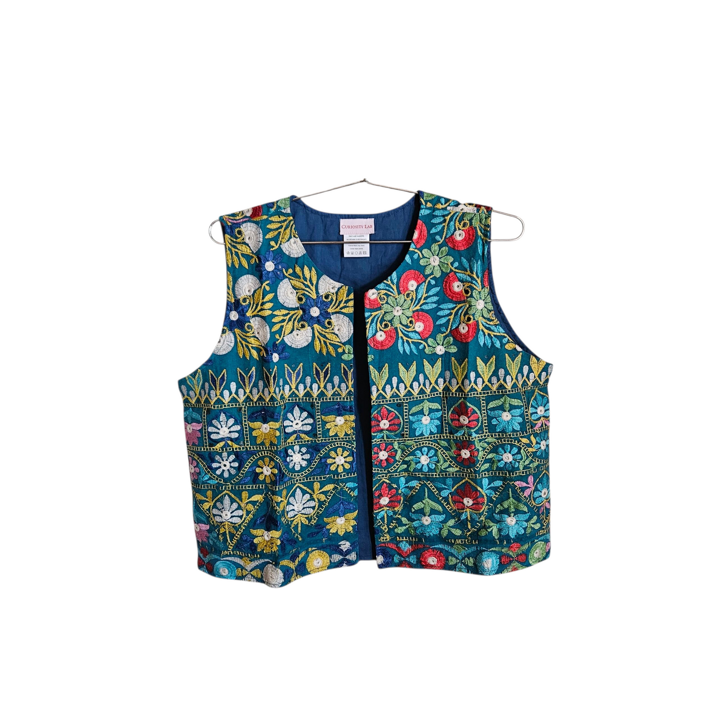 Curiosity Lab - Gilet Lengha Kantha