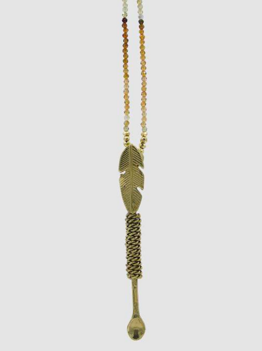 COLLAR DE PLUMA NOOR