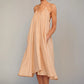 Midi Strap Dress - Linen