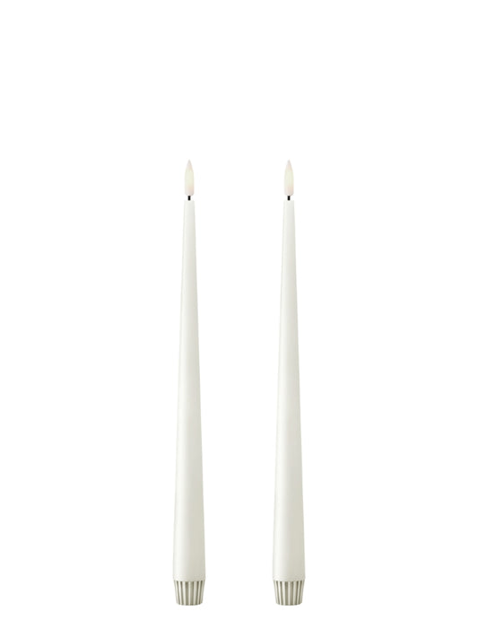 LED taper candles 2 pcs big