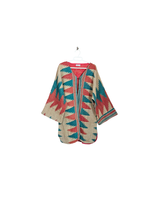Curiosity Lab - Manteau Chacha Kantha