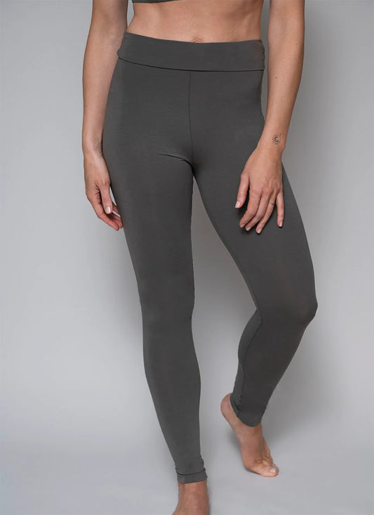 Pantalón de yoga ajustado de algodón orgánico
