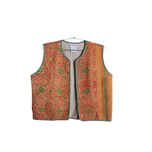 Curiosity Lab - Gilet Reversible Calcutta Kantha