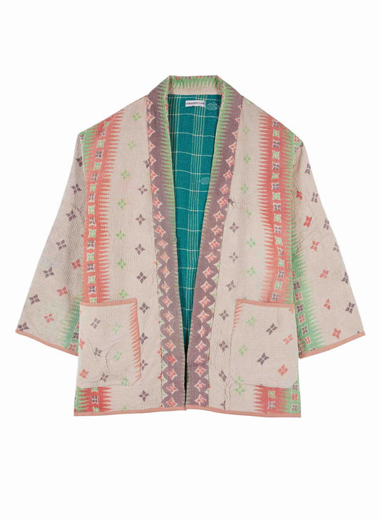 Curiosity Lab - Veste Kimono Kantha