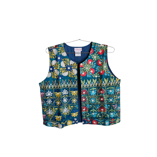 Curiosity Lab - Gilet Lengha Kantha